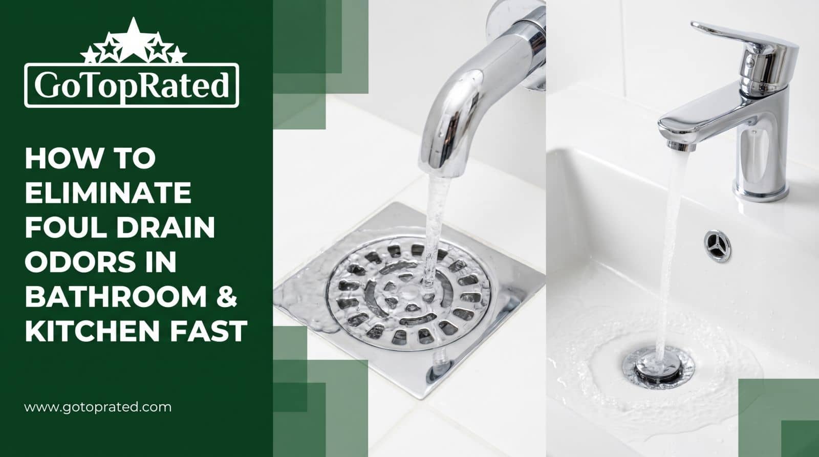 How to Fix Foul Drain Odors in Your Bathroom & Kitchen