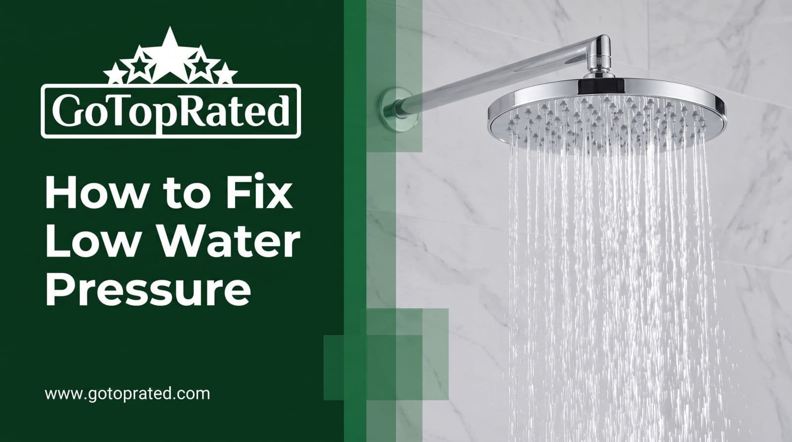 How to Fix Low Water Pressure in Your Dubai Home
