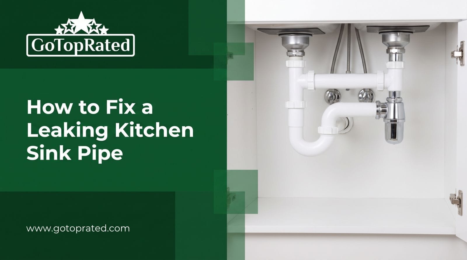 How to Fix a Leaking Kitchen Sink Pipe Under Your Cabinet