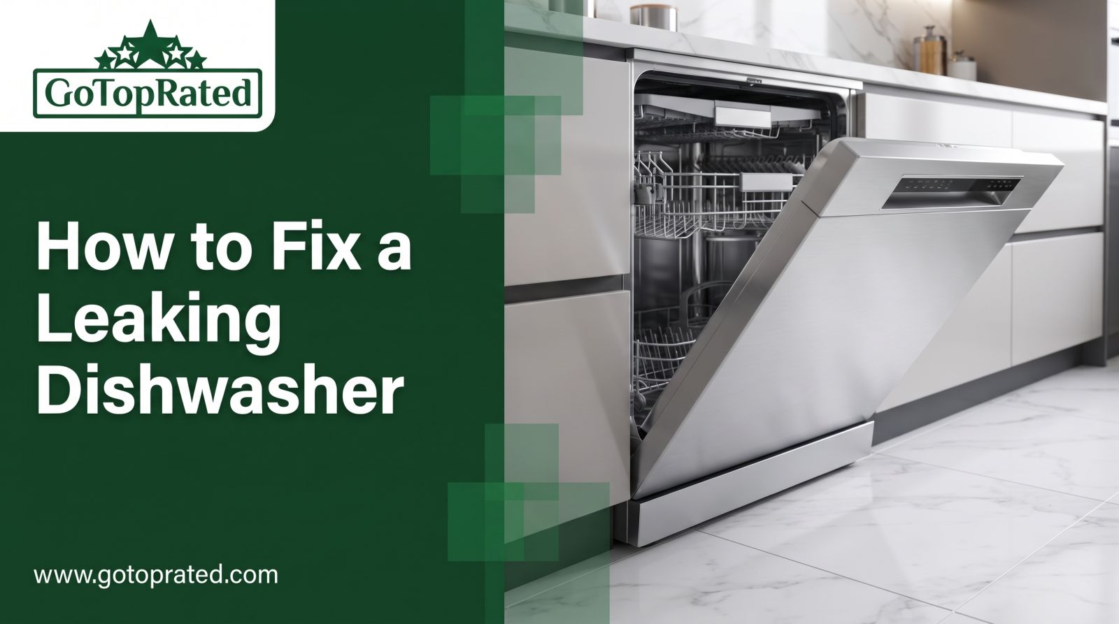 How to Fix a Leaking Dishwasher