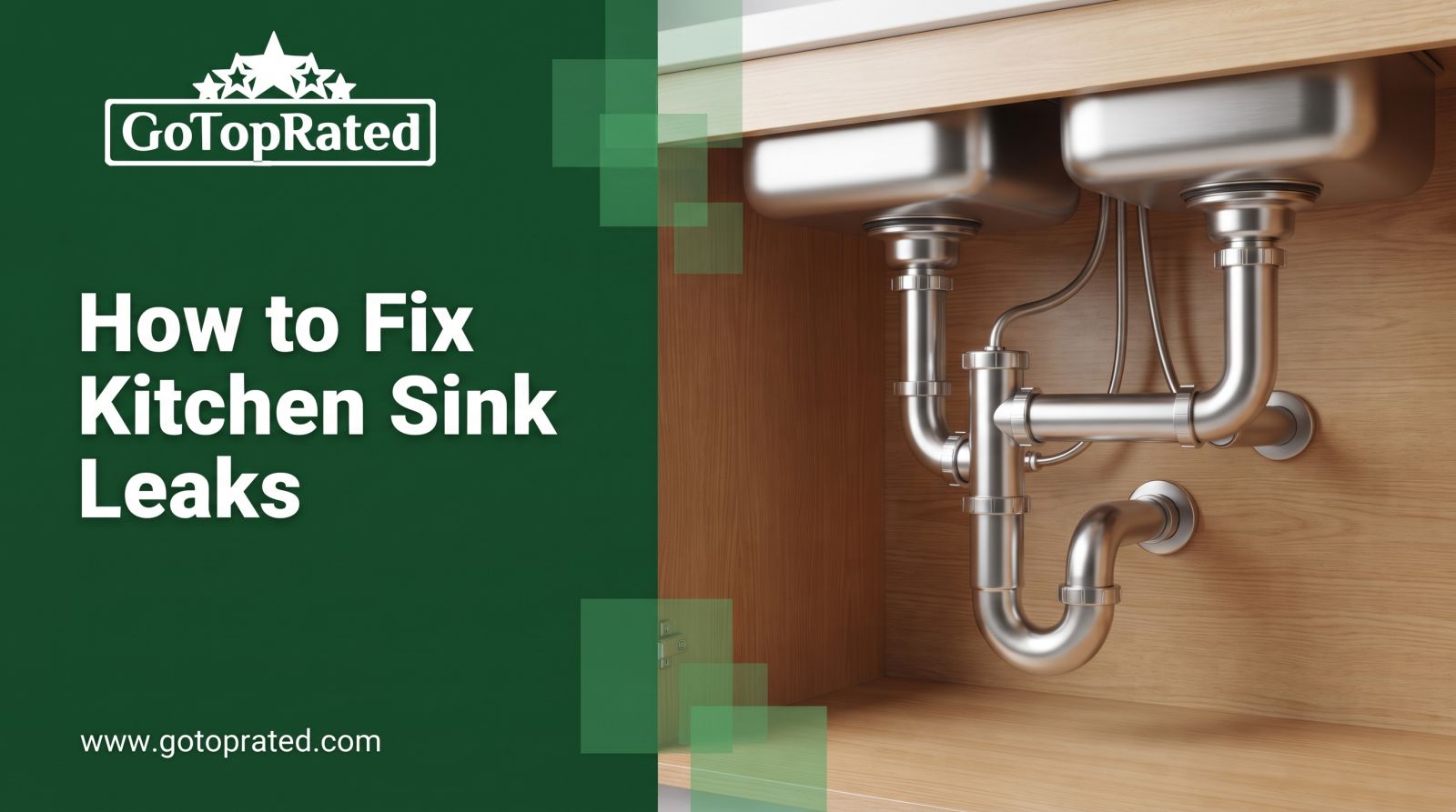 How to Fix a Leaking Kitchen Sink Pipe